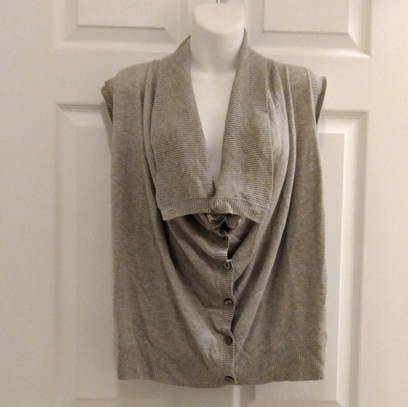 Mimco (?) sleeveless cardigan - NWOT - Picture 2 of 5